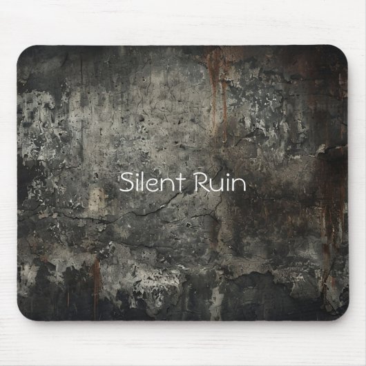 Dark Grunge Beton Mousepad (Vorne)