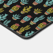Dark Grunge Cactus Pattern Schreibtischunterlage (Ecke)