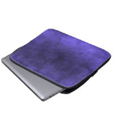 Dark Grunge - Indigo Laptopschutzhülle (Vorne Knopf)