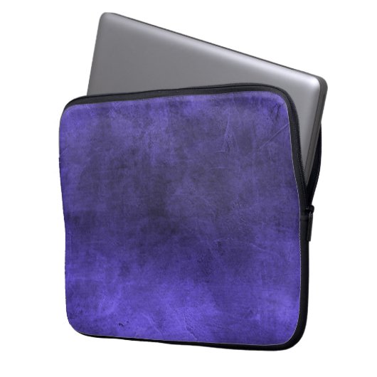 Dark Grunge - Indigo Laptopschutzhülle (Vorderseite Links)