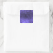 Dark Grunge - Indigo Quadratischer Aufkleber (Tasche)
