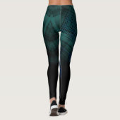 Dark Grunge Kariert Leggings (Rückseite)