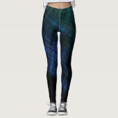Dark Grunge Kariert Leggings (Vorderseite)