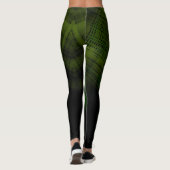 Dark Grunge Kariert Leggings (Rückseite)