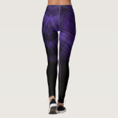 Dark Grunge Kariert Leggings (Rückseite)