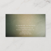 Dark Grunge Musiker Gitarrenlehrer Visitenkarte (Rückseite)