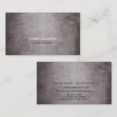 Dark Grunge Musiker Gitarrenlehrer Visitenkarte (Vorne/Hinten)