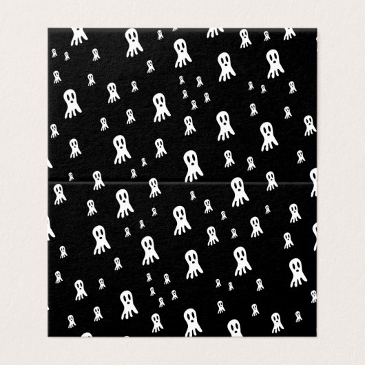 Dark Halloween Ghosts (Außenseite Aufgefaltet)