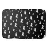 Dark Halloween Ghosts Badematte (Vorderseite)