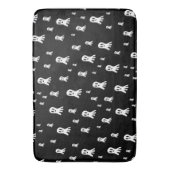 Dark Halloween Ghosts Badematte (Vorderseite Vertikal)