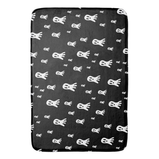 Dark Halloween Ghosts Badematte (Vorderseite Vertikal)