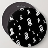 Dark Halloween Ghosts Button (Vorne & Hinten)
