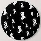 Dark Halloween Ghosts Button (Vorderseite)