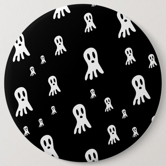 Dark Halloween Ghosts Button (Vorderseite)