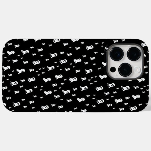 Dark Halloween Ghosts Case-Mate iPhone Hülle (Rückseite (Horizontal))