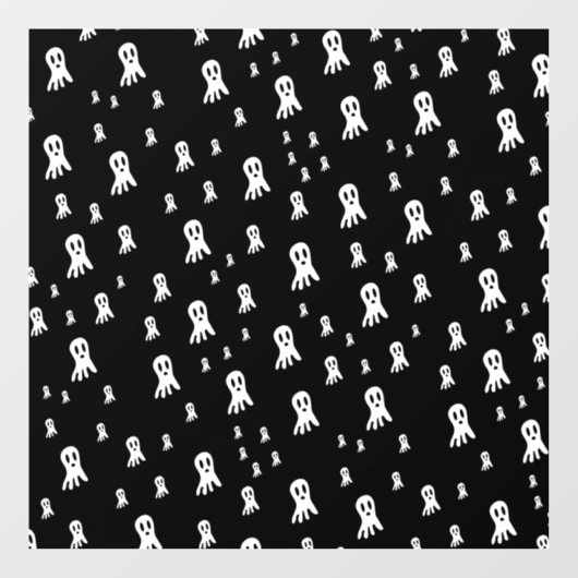 Dark Halloween Ghosts Fensteraufkleber (Blatt)