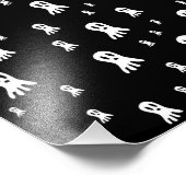 Dark Halloween Ghosts Fotodruck (Ecke)