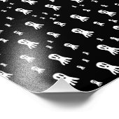 Dark Halloween Ghosts Fotodruck (Ecke)