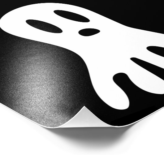 Dark Halloween Ghosts Fotodruck (Ecke)