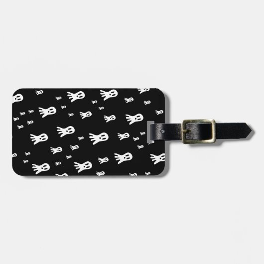 Dark Halloween Ghosts Gepäckanhänger (Vorderseite horizontal)