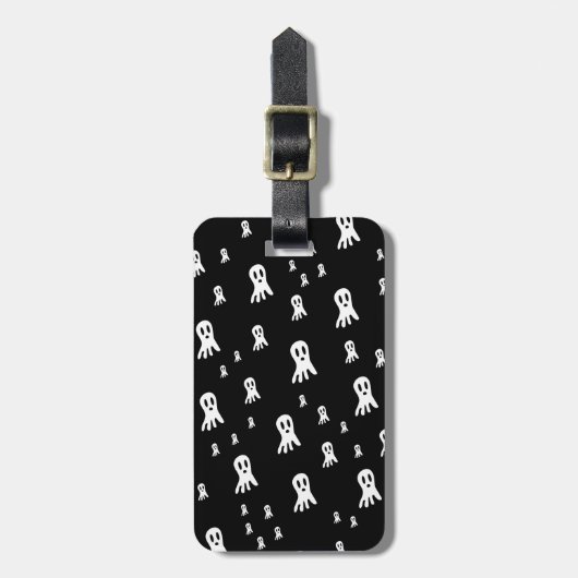 Dark Halloween Ghosts Gepäckanhänger (Vorderseite vertikal)