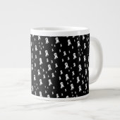 Dark Halloween Ghosts Jumbo-Tasse (Vorderseite Rechts)