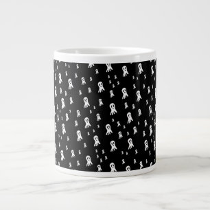 Dark Halloween Ghosts Jumbo-Tasse