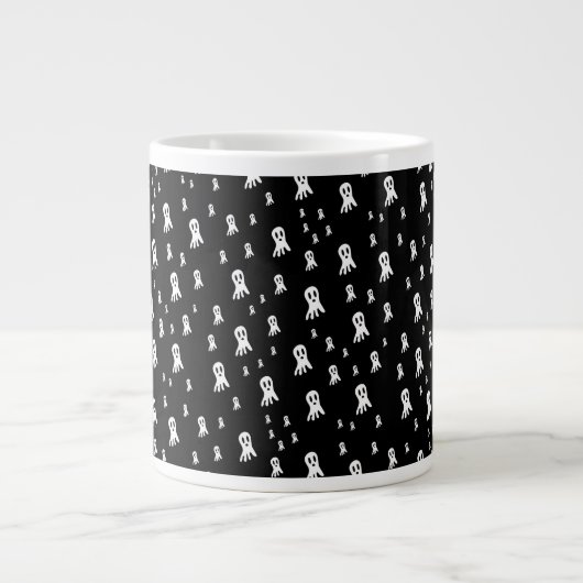 Dark Halloween Ghosts Jumbo-Tasse (Vorderseite)