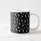 Dark Halloween Ghosts Jumbo-Tasse (Rechts)