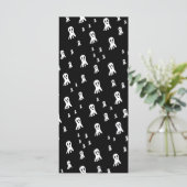 Dark Halloween Ghosts Karte (Stehend Vorderseite)