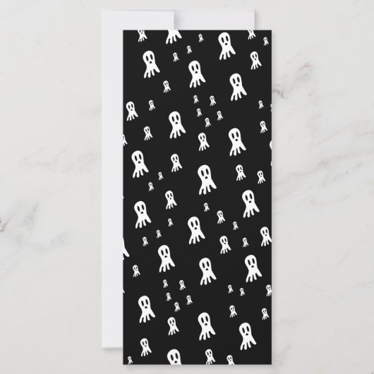 Dark Halloween Ghosts Karte (Vorderseite)