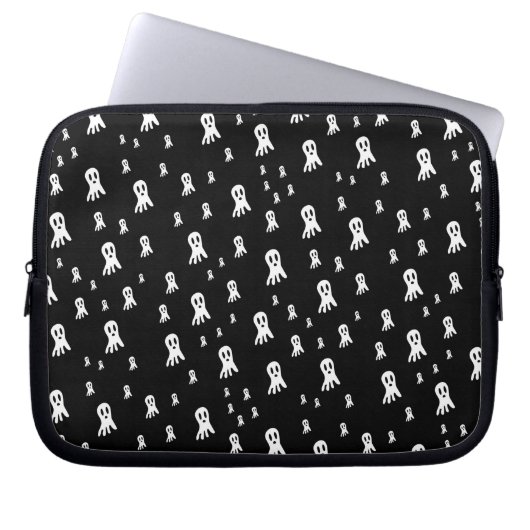 Dark Halloween Ghosts Laptopschutzhülle (Vorderseite)