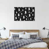 Dark Halloween Ghosts Leinwanddruck (Insitu (Schlafzimmer))