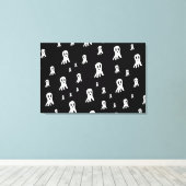 Dark Halloween Ghosts Leinwanddruck (Insitu (Holzboden))