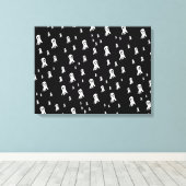 Dark Halloween Ghosts Leinwanddruck (Insitu (Holzboden))
