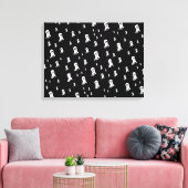 Dark Halloween Ghosts Leinwanddruck (Insitu (Wohnzimmer))