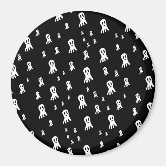 Dark Halloween Ghosts Magnet (Vorne)