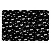 Dark Halloween Ghosts Magnet (Horizontal)