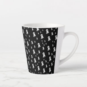 Dark Halloween Ghosts Milchtasse