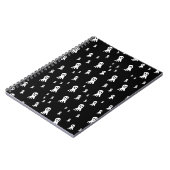 Dark Halloween Ghosts Notizblock (Linke Seite)