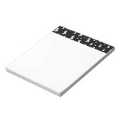 Dark Halloween Ghosts Notizblock (Rotiert)