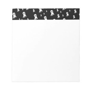 Dark Halloween Ghosts Notizblock