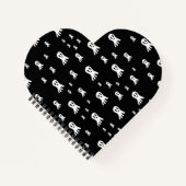 Dark Halloween Ghosts Notizblock (Vorderseite)