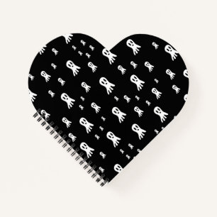 Dark Halloween Ghosts Notizblock