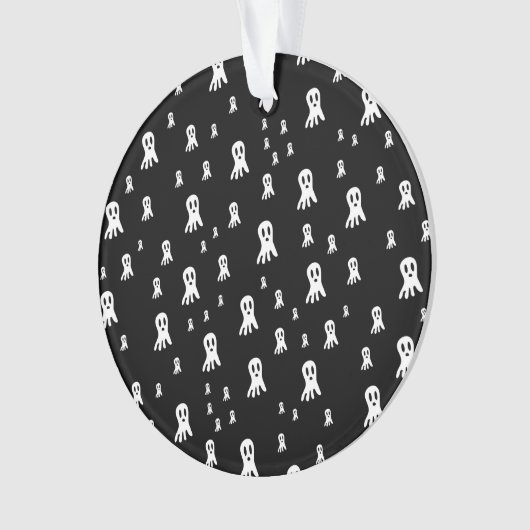 Dark Halloween Ghosts Ornament (Vorderseite)