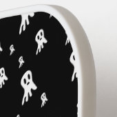 Dark Halloween Ghosts Pickleball Schläger (Linke Seite)