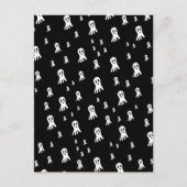 Dark Halloween Ghosts Postkarte (Vorderseite)