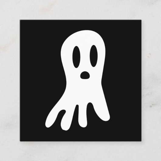 Dark Halloween Ghosts Rabattkarte (Vorderseite)