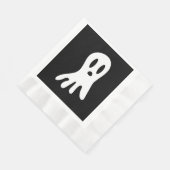 Dark Halloween Ghosts Serviette (Ecke)
