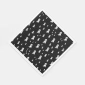Dark Halloween Ghosts Serviette (Ecke)